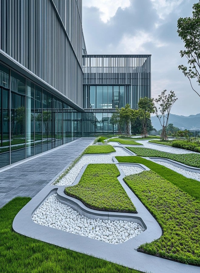 أحجار نهرية طبيعية بيضاء من LOOIOOJ، أحجار زخرفية بحجم 1-1.5 بوصة للنباتات والحدائق وتنسيق المناظر الطبيعية - 10 أرطال، مثالية لأحواض الأسماك والمزهريات والأعمال الحرفية وديكور المنزل وتنسيق الحدائق الخارجية - Image 4